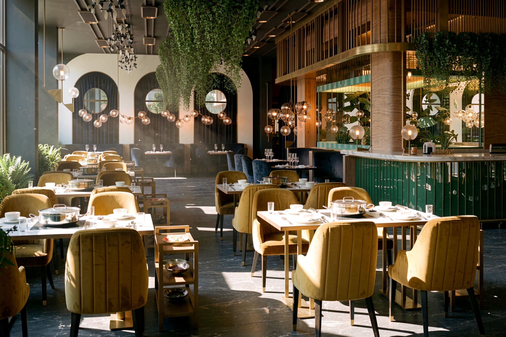 Batum Restoran — İç Mimari, Batum, Gürcistan — görsel 2